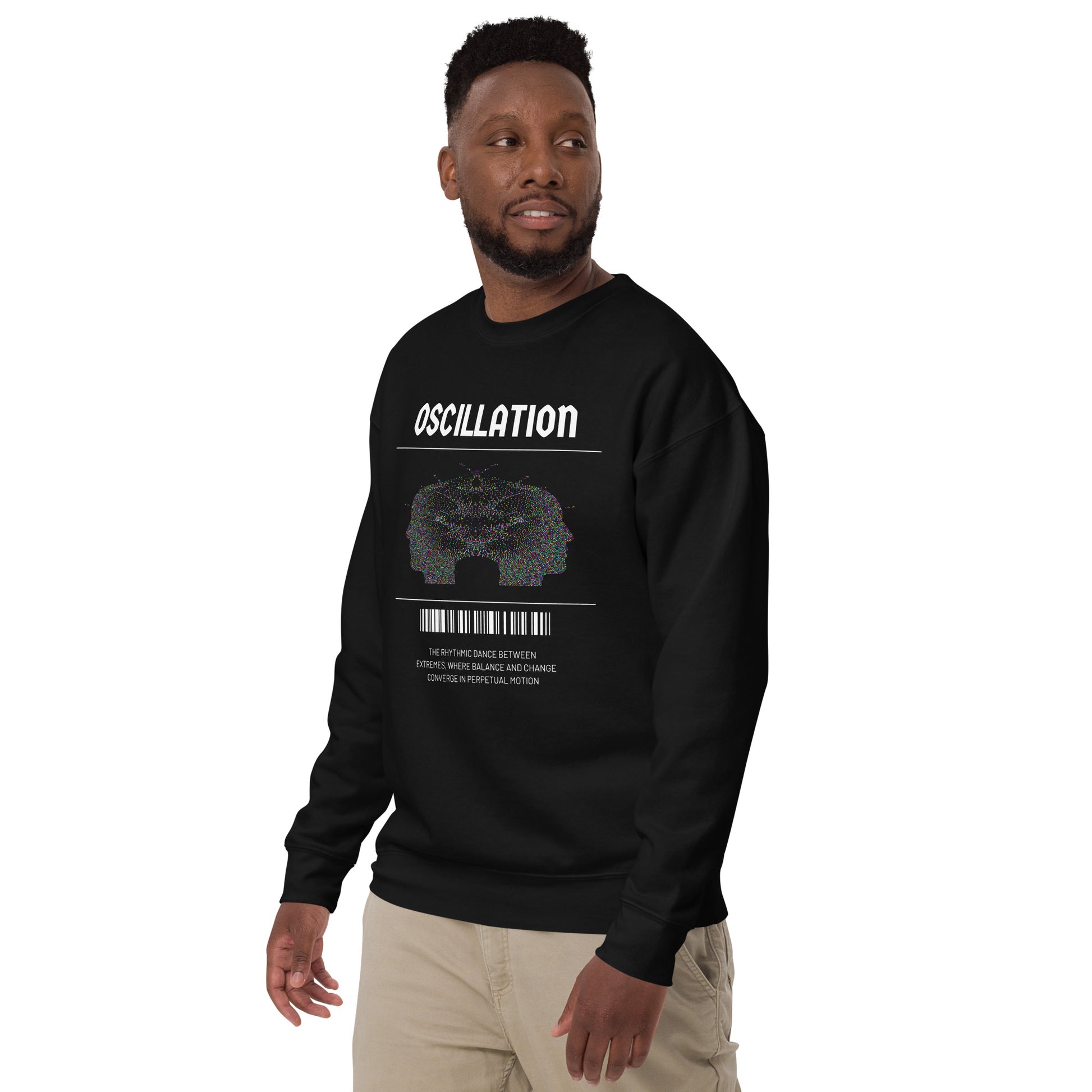 Oscillation Unisex Fleece Sweatshirt - FLAKOUT