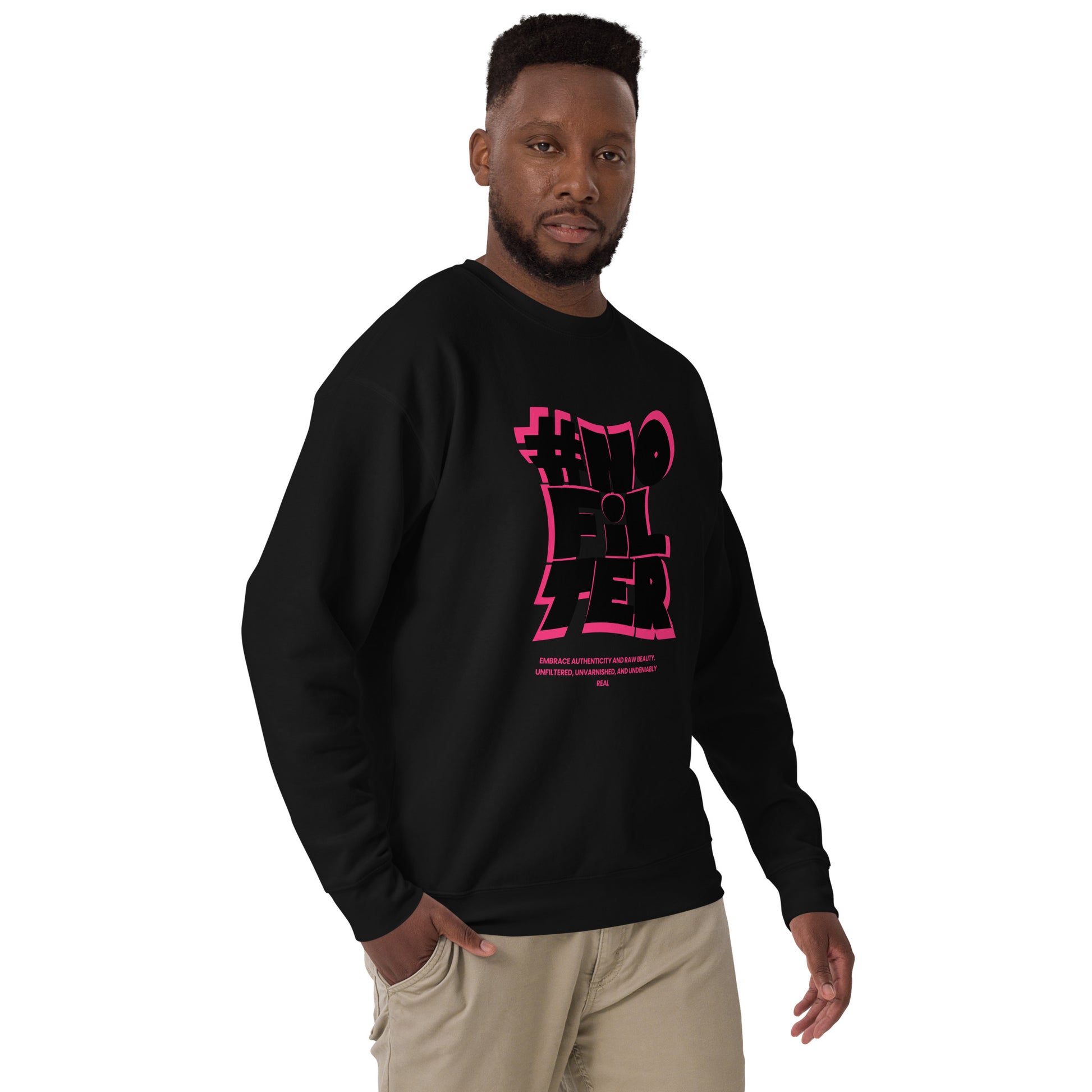 #NOFILTER Unisex Fleece Sweatshirt - FLAKOUT