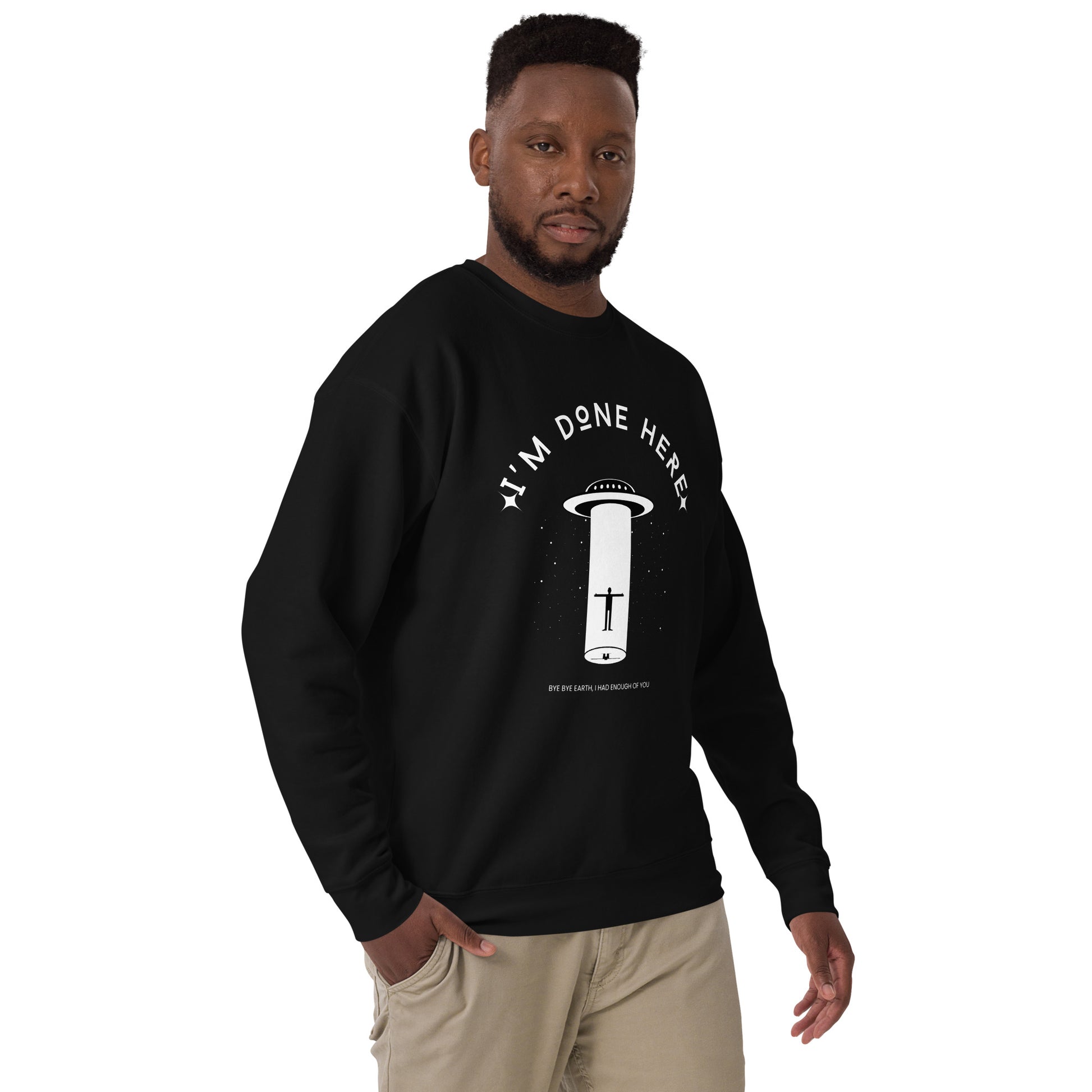 I'm Done Here Unisex Fleece Sweatshirt - FLAKOUT