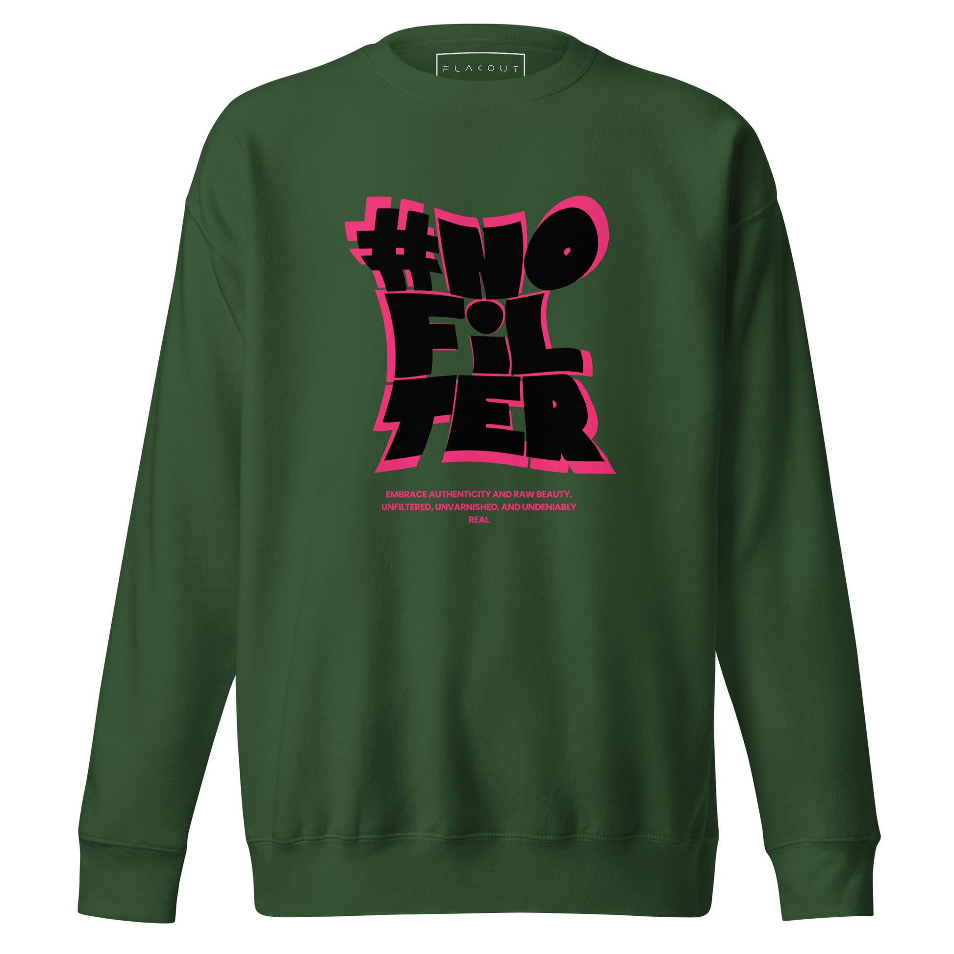 #NOFILTER Unisex Fleece Sweatshirt - FLAKOUT