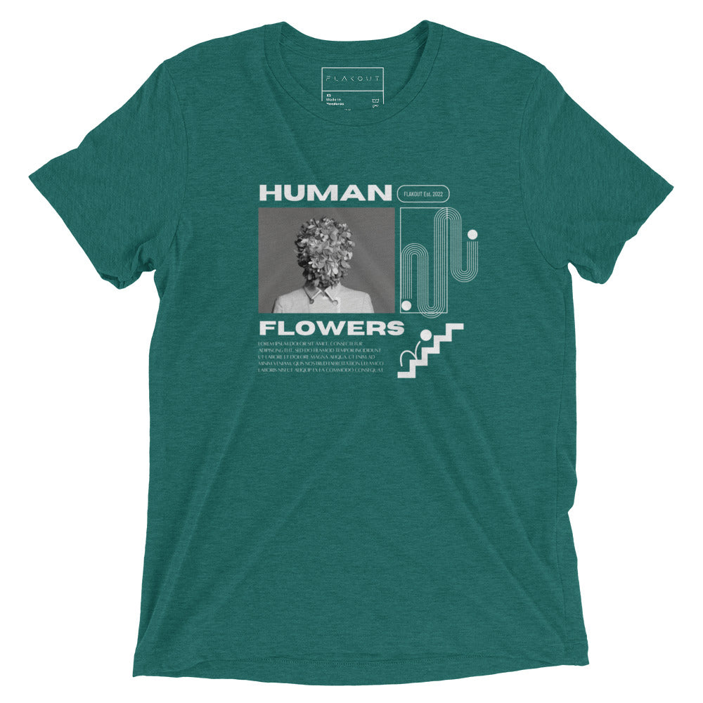 Human Flowers Floral Blooming T-shirt