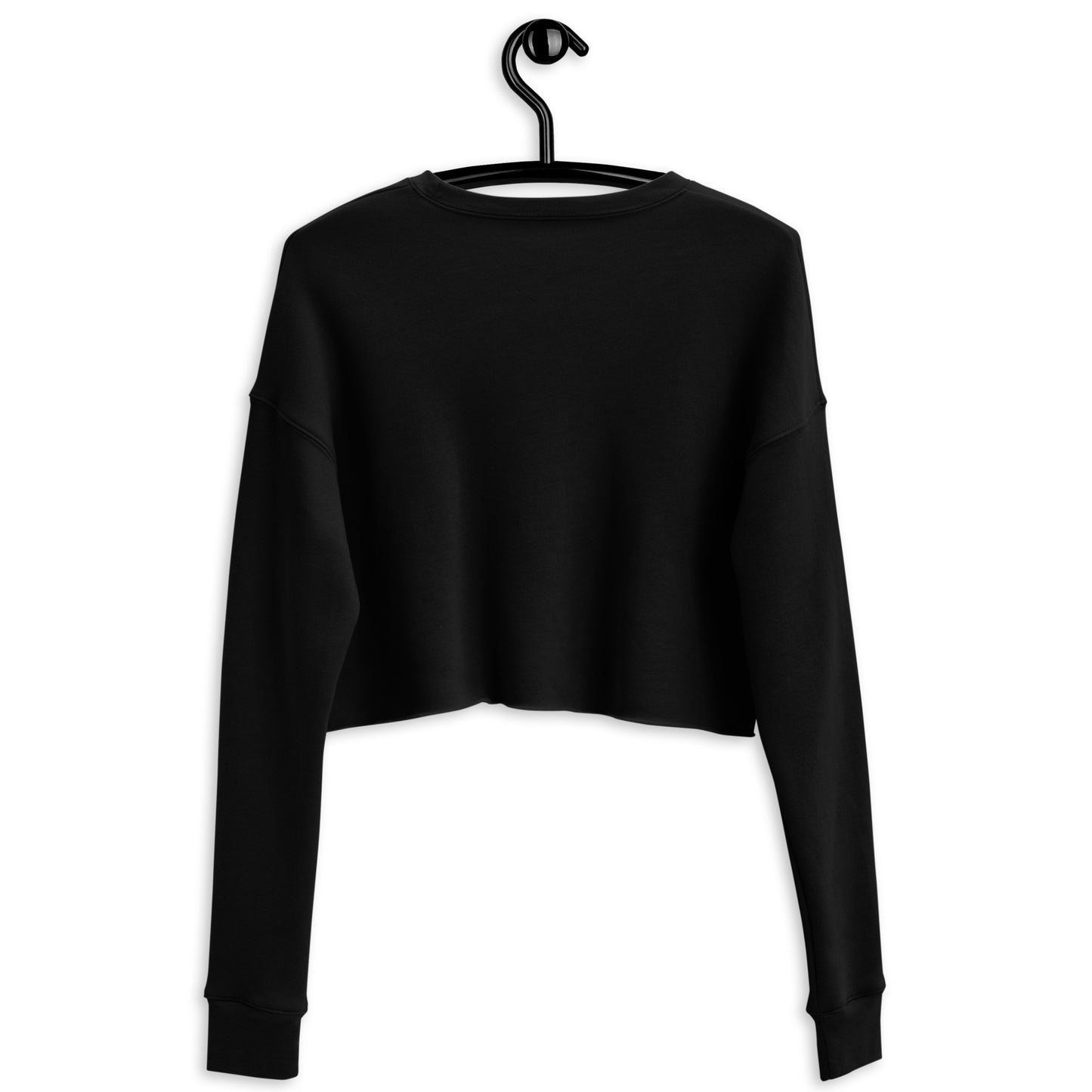Divine Grace Blessed Women's Crop Sweatshirt - Black