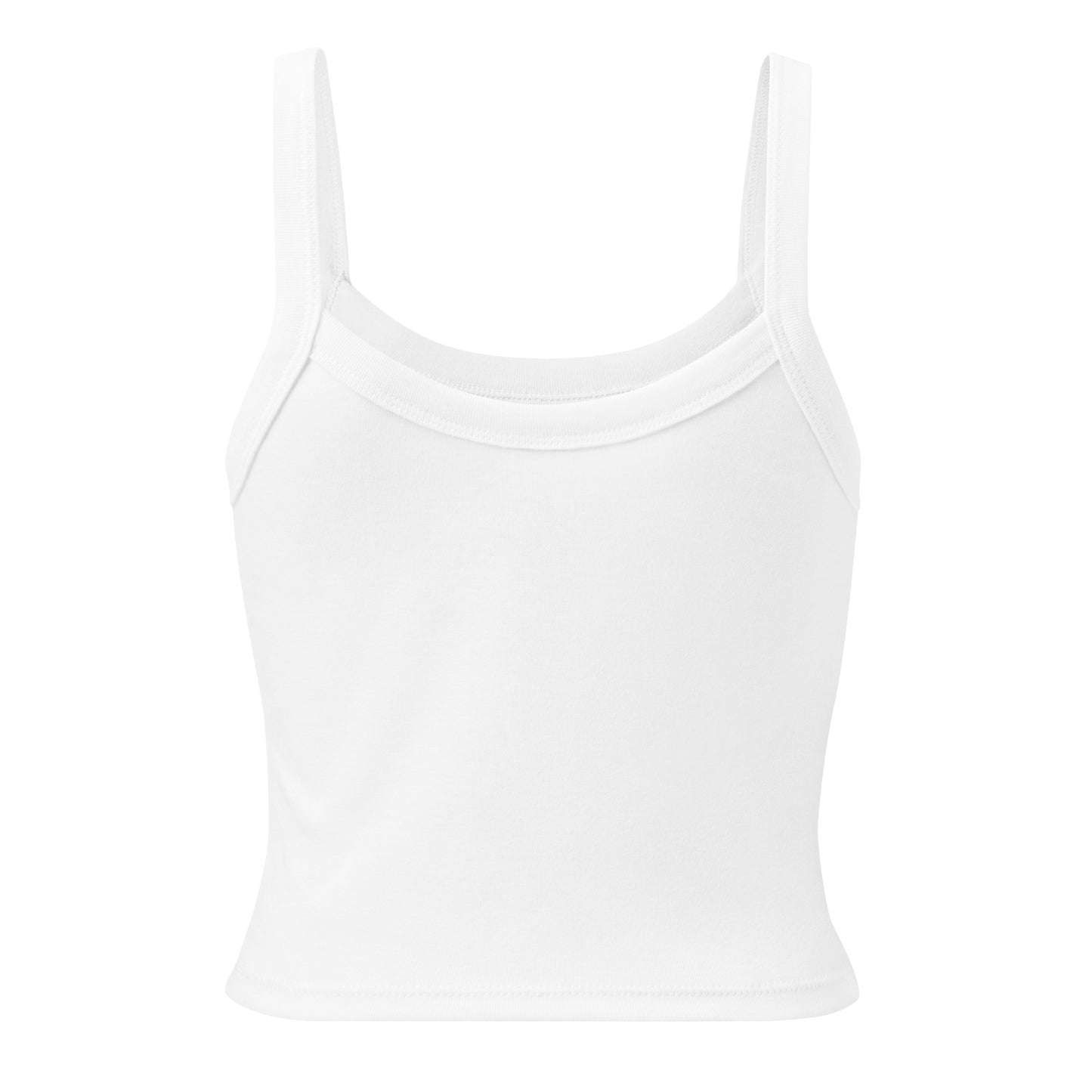 FLAKOUT Λογότυπο κεντημένο γυναικείο Micro-rib Tank Top