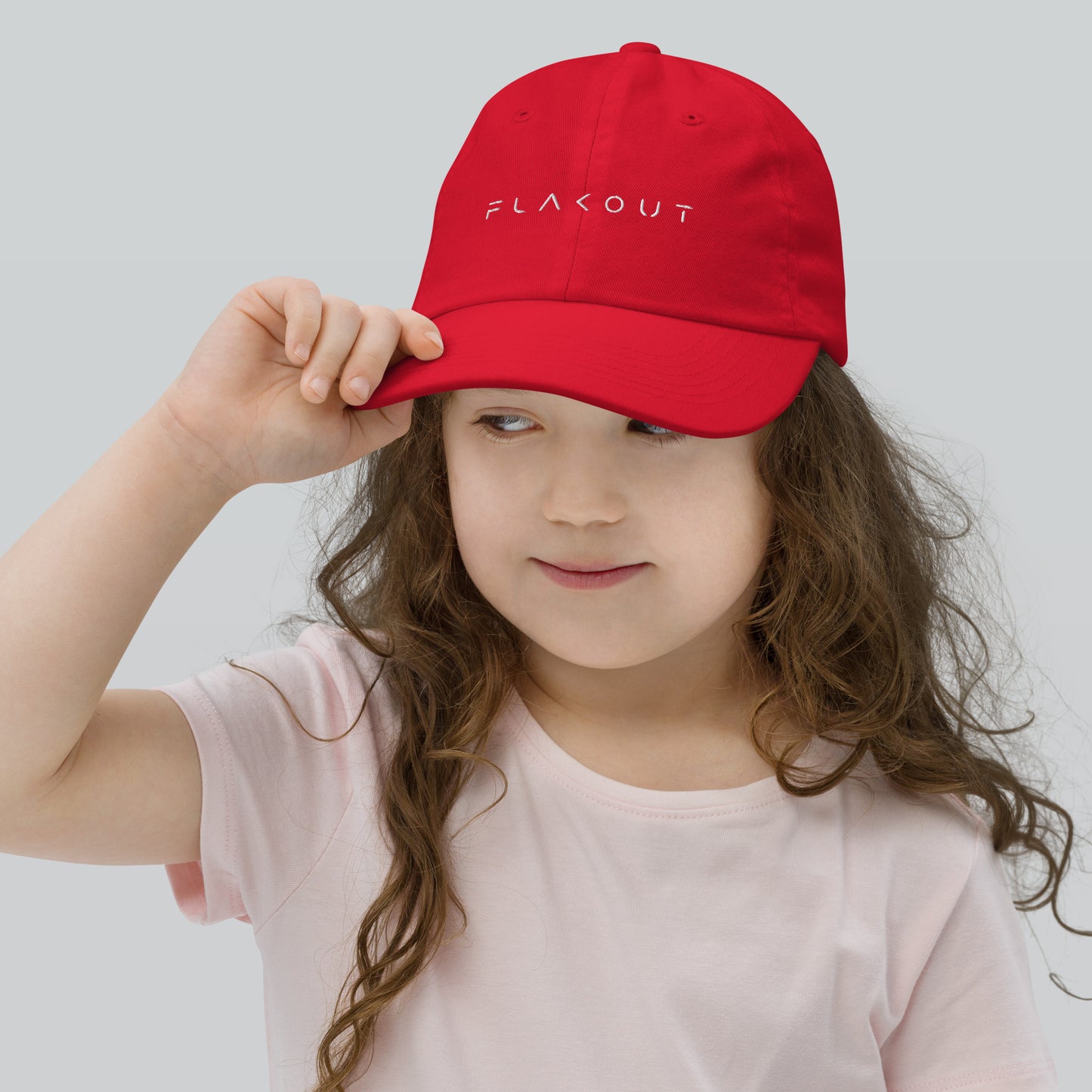 FLAKOUT Logo Embroidered Kid's Baseball Cap