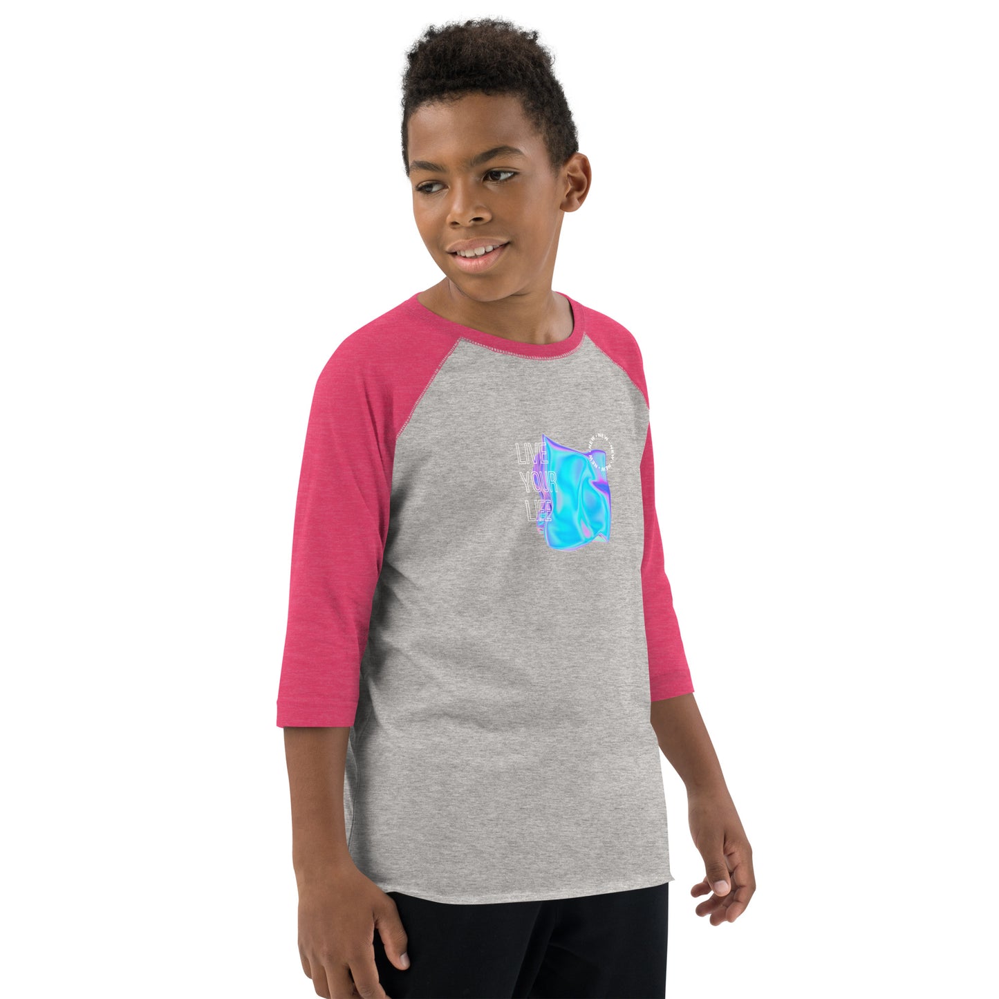 Vivid Existence Live Your Life Kid's Long Sleeve Shirt