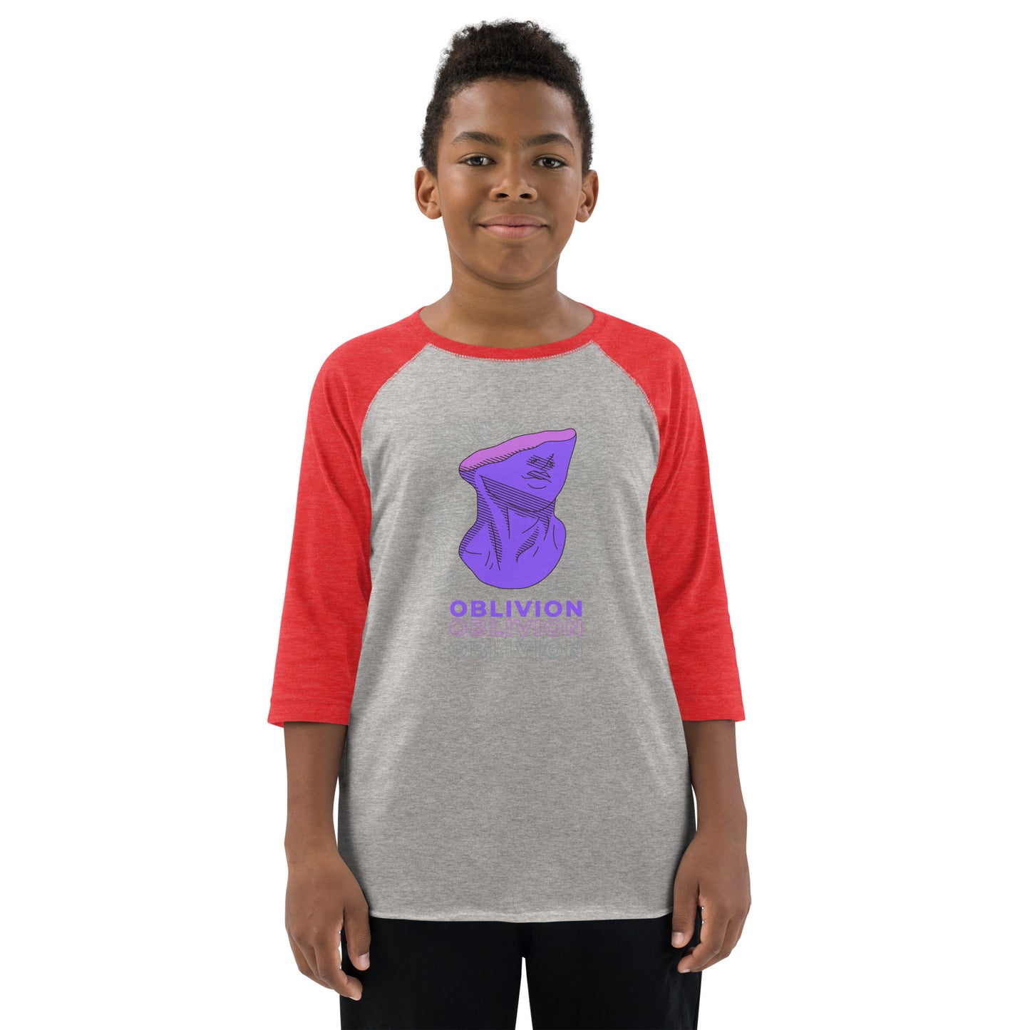 Violet Veil Of Oblivion Kid's Long Sleeve Shirt