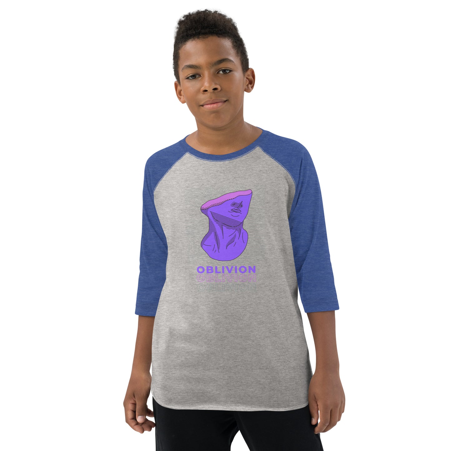 Violet Veil Of Oblivion Kid's Long Sleeve Shirt