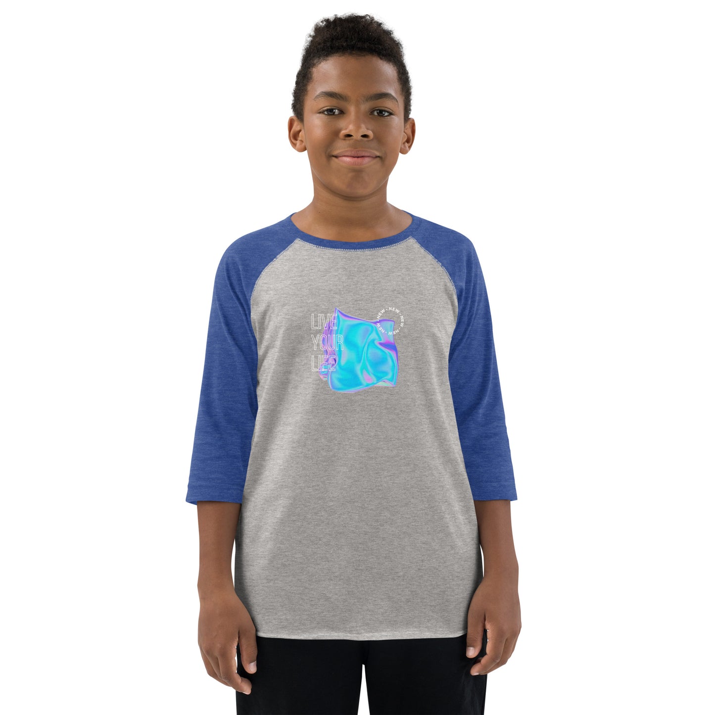 Vivid Existence Live Your Life Kid's Long Sleeve Shirt
