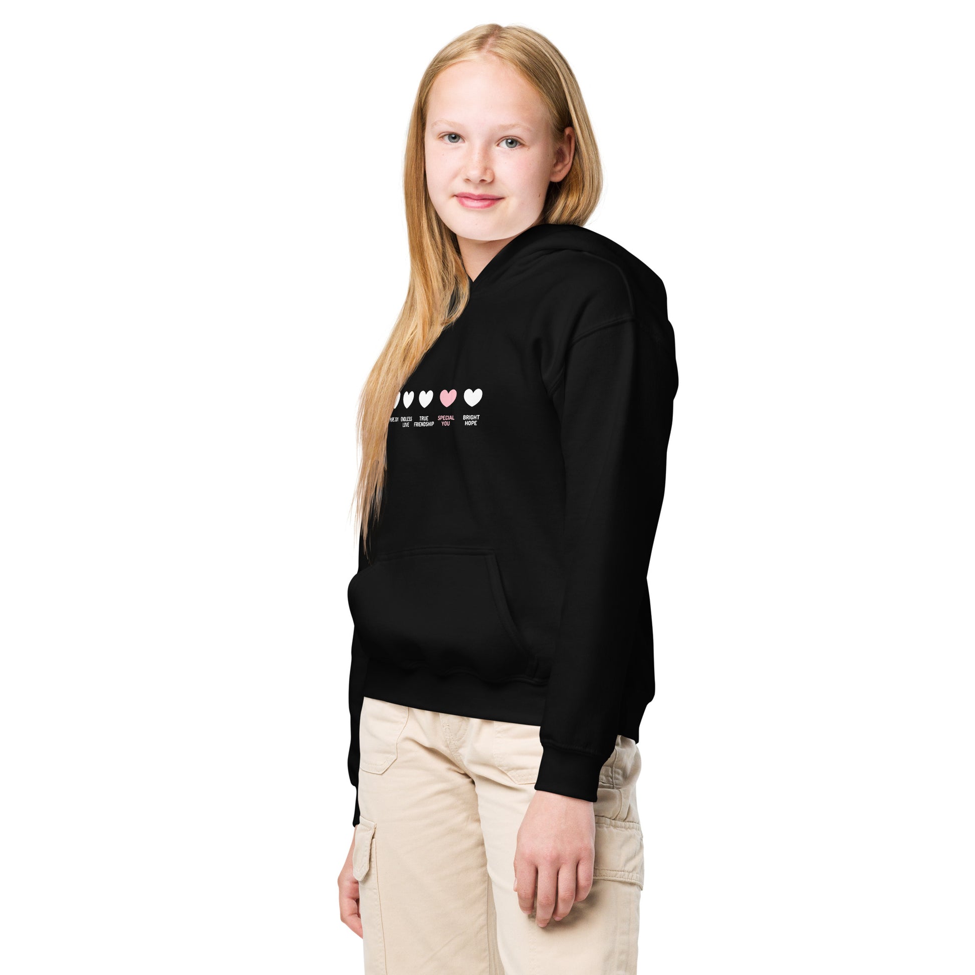 4 Hearts Girl's Snug Blend Hoodie - FLAKOUT