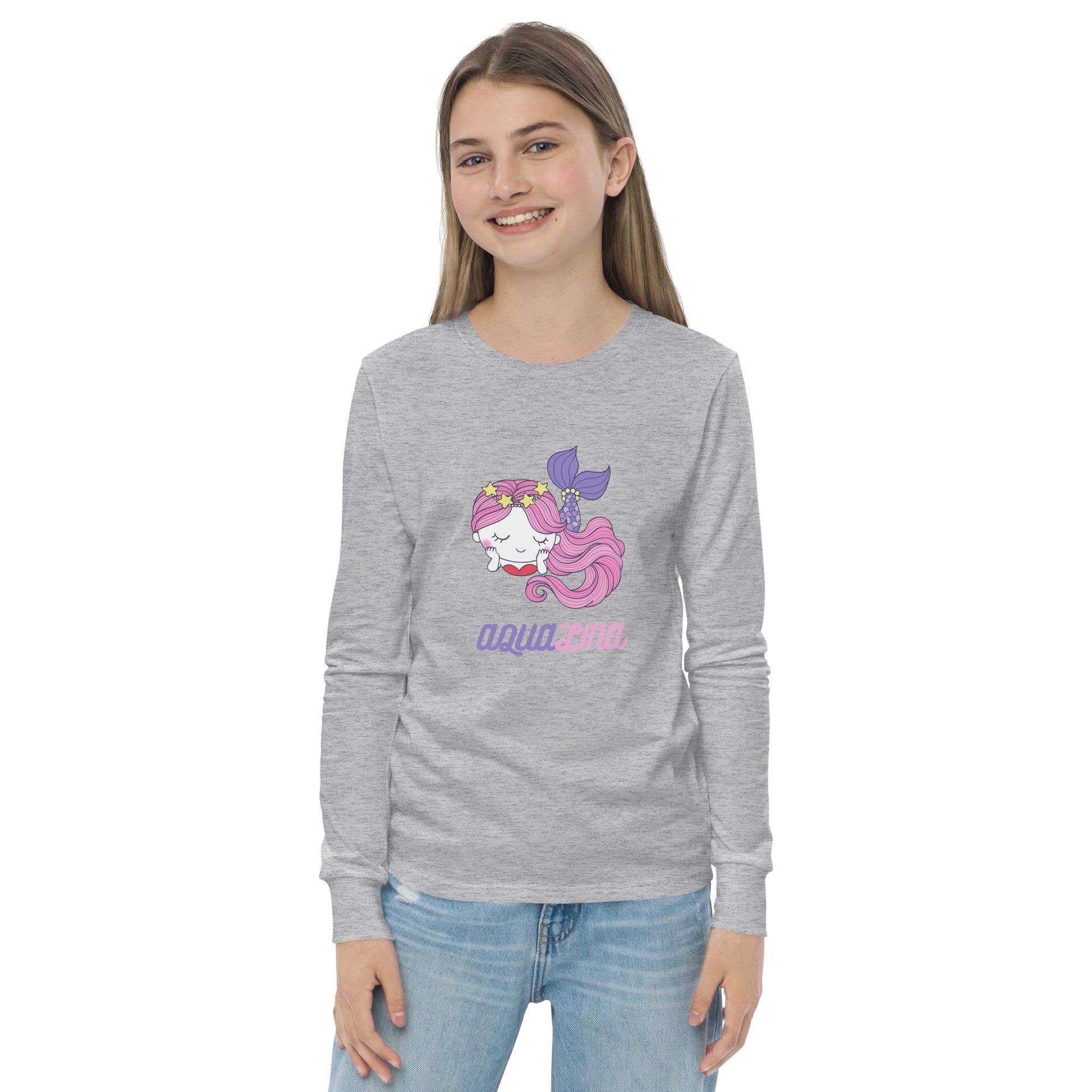 Aqualina Girl's Long Sleeve Tee - FLAKOUT