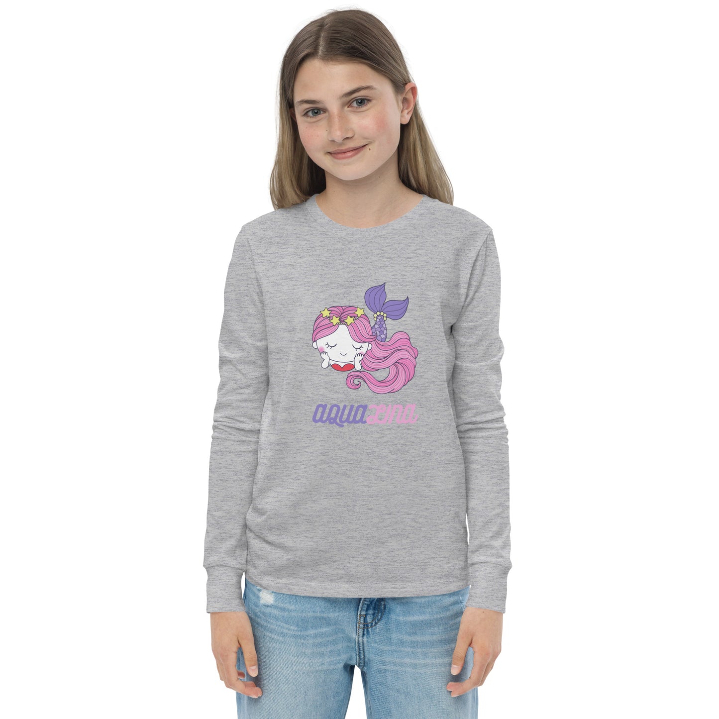 Aqualina Girl's Long Sleeve Tee - FLAKOUT