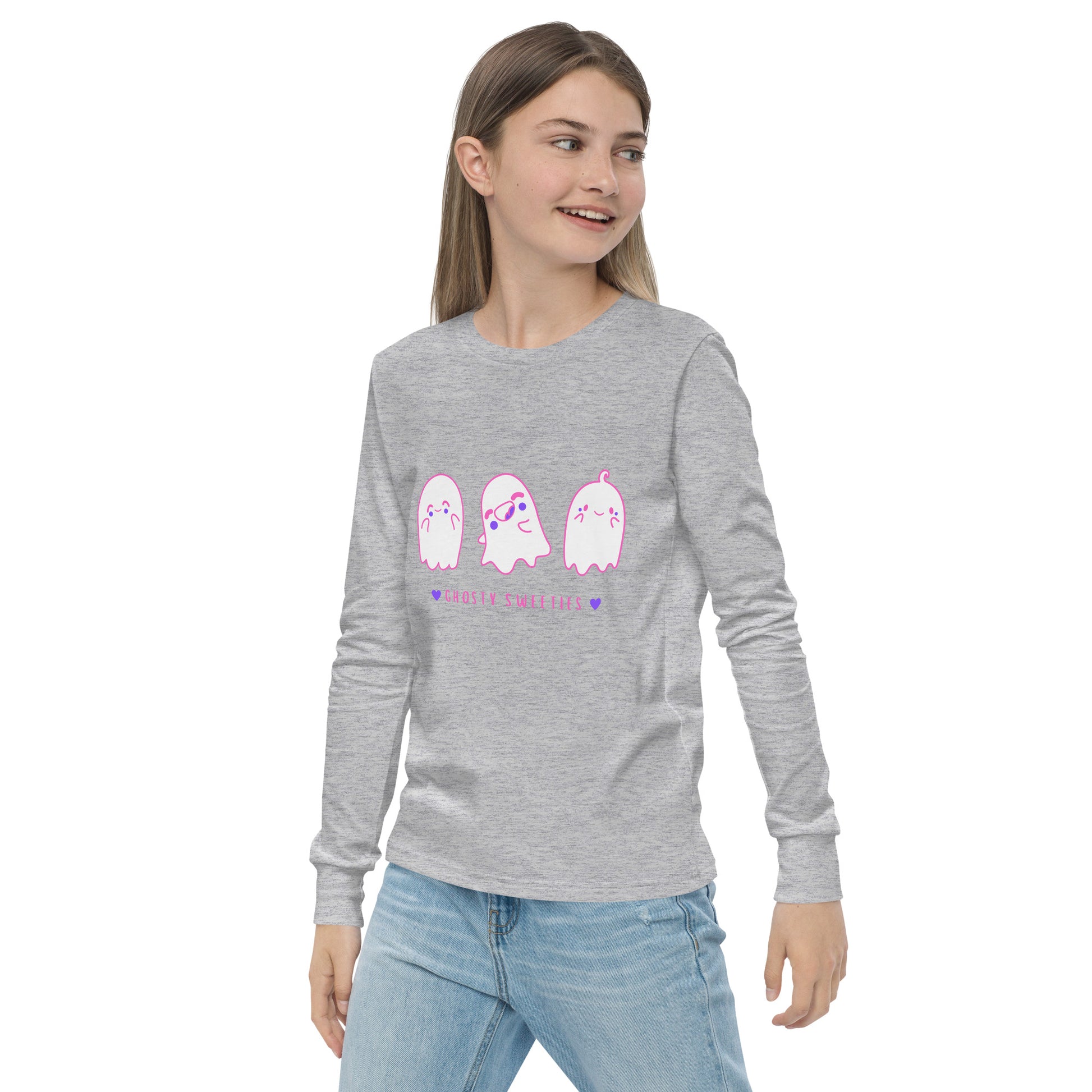 Ghosty Sweeties Girl's Long Sleeve Tee - FLAKOUT