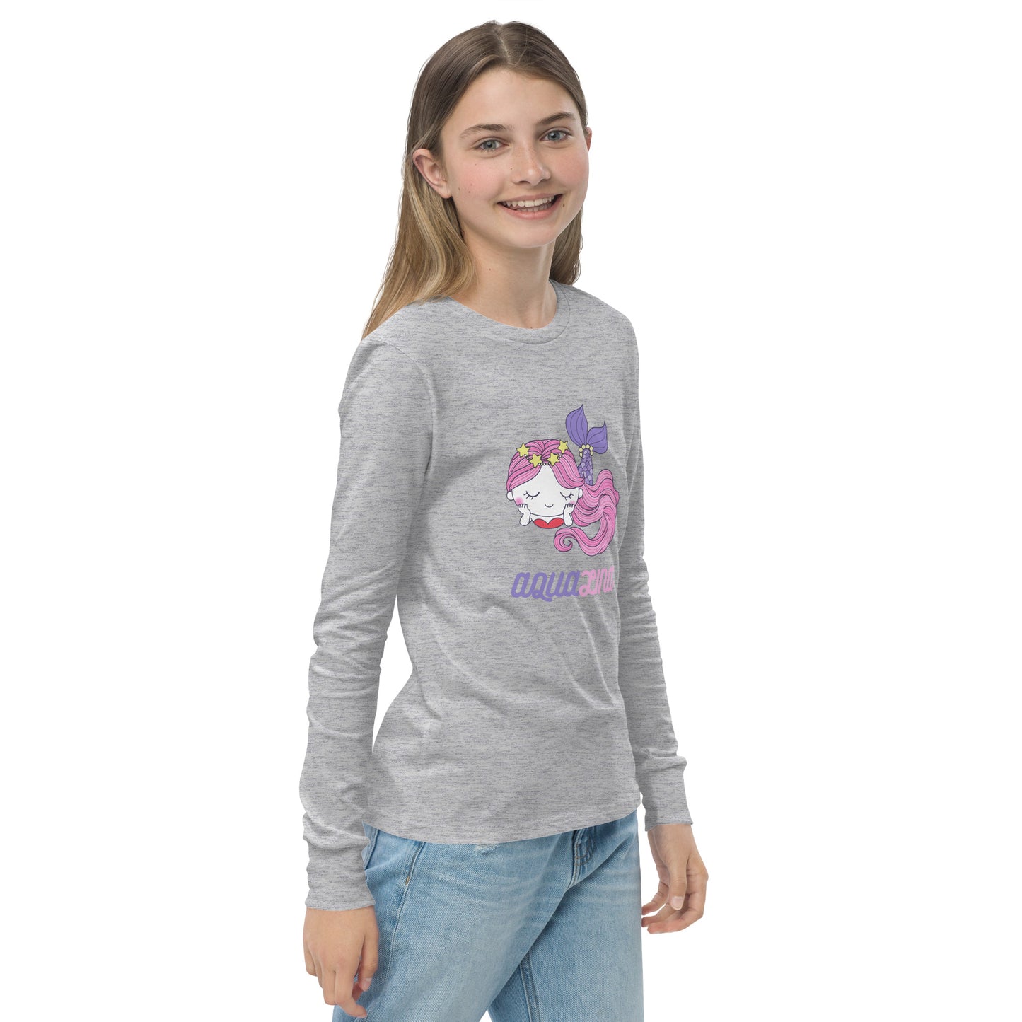 Aqualina Girl's Long Sleeve Tee - FLAKOUT