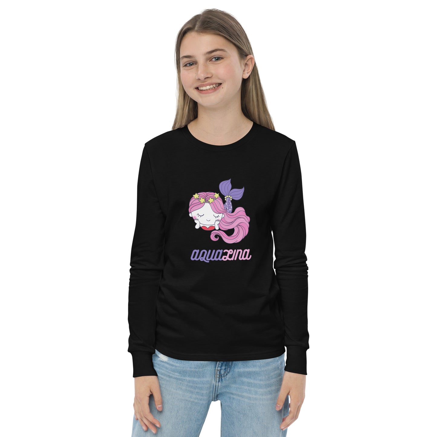 Aqualina Girl's Long Sleeve Tee - FLAKOUT