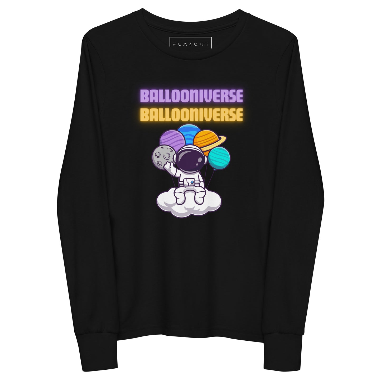 Ballooniverse Unisex Kid's Long Sleeve Tee - FLAKOUT