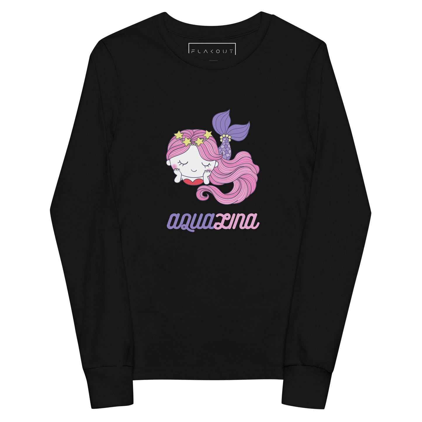 Aqualina Girl's Long Sleeve Tee - FLAKOUT