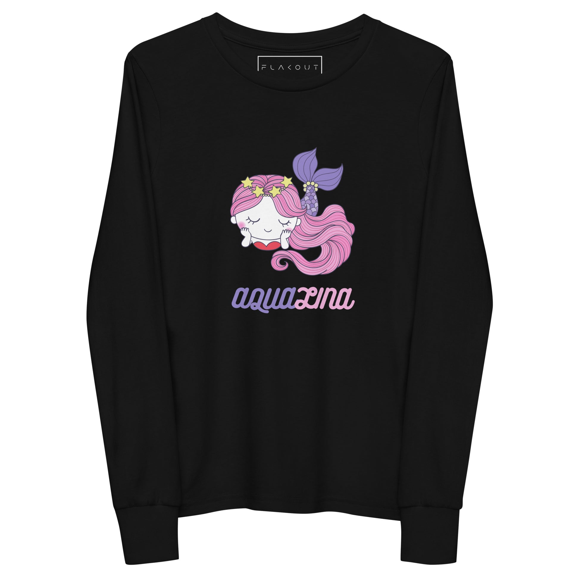 Aqualina Girl's Long Sleeve Tee - FLAKOUT