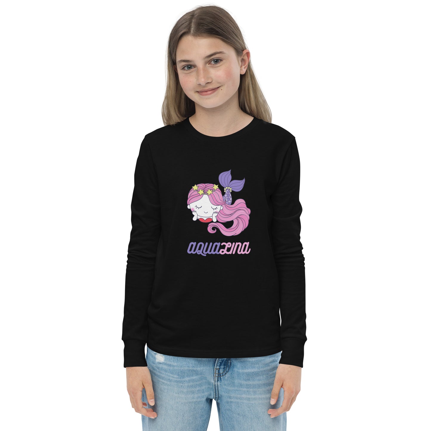 Aqualina Girl's Long Sleeve Tee - FLAKOUT