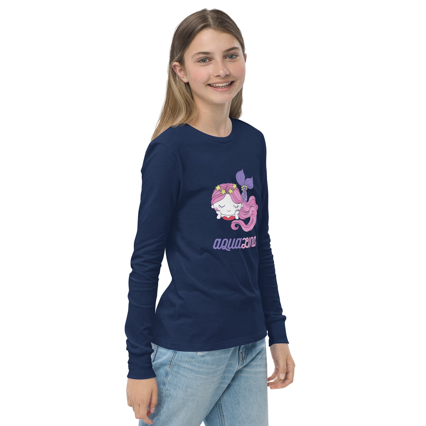 Aqualina Girl's Long Sleeve Tee - FLAKOUT