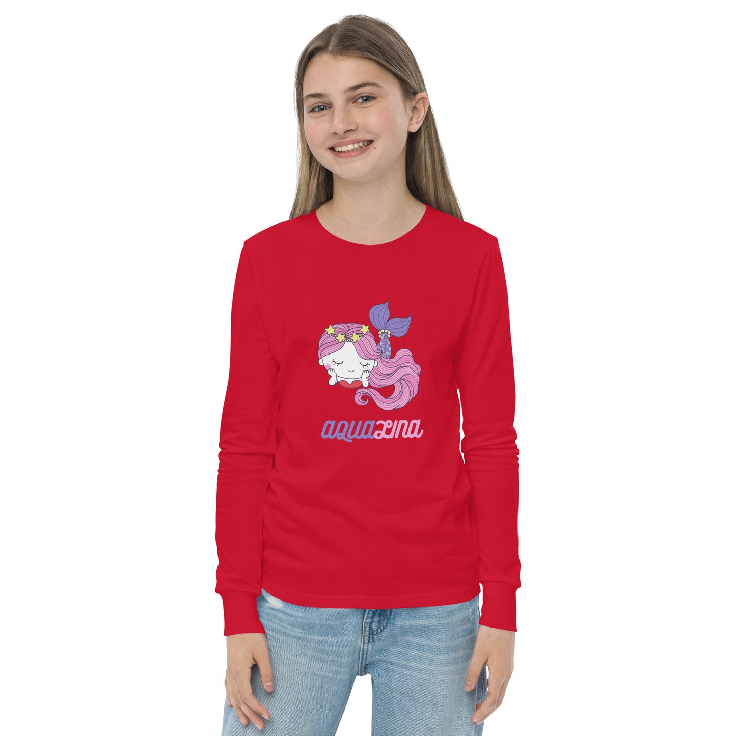 Aqualina Girl's Long Sleeve Tee - FLAKOUT