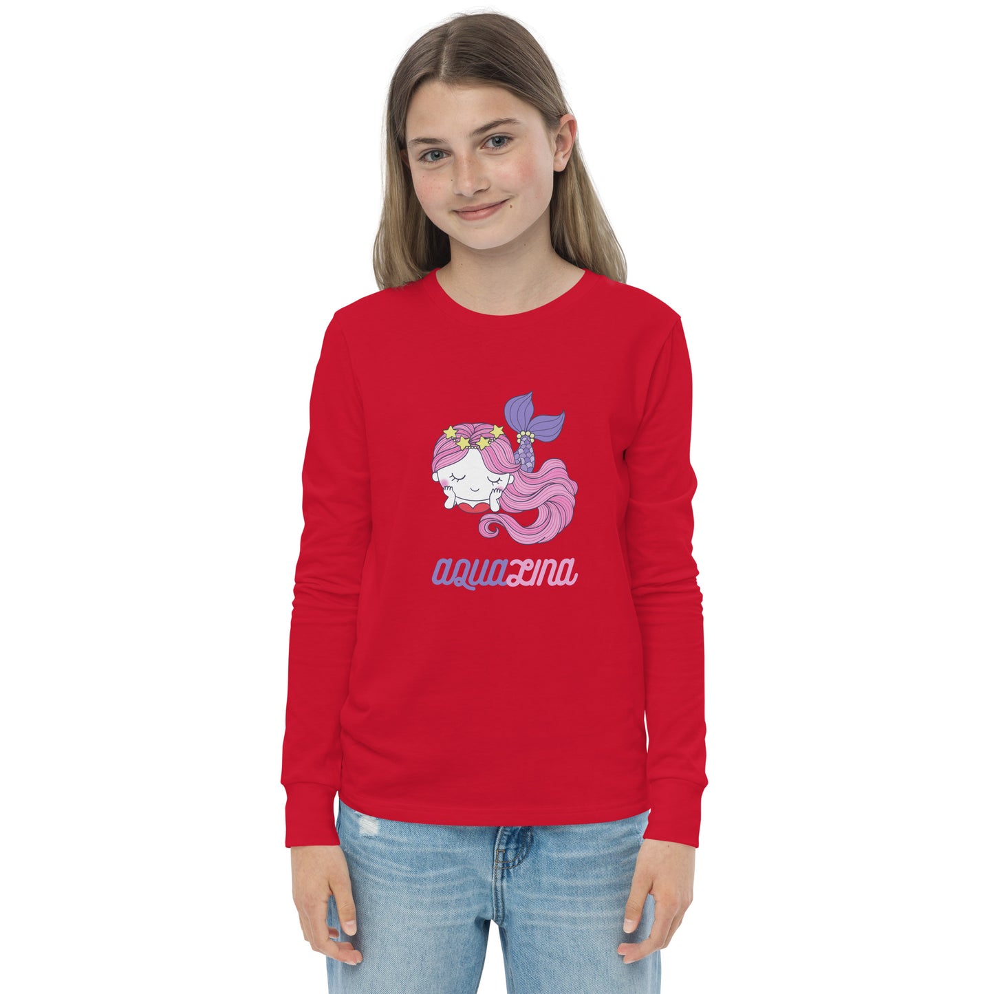 Aqualina Girl's Long Sleeve Tee - FLAKOUT