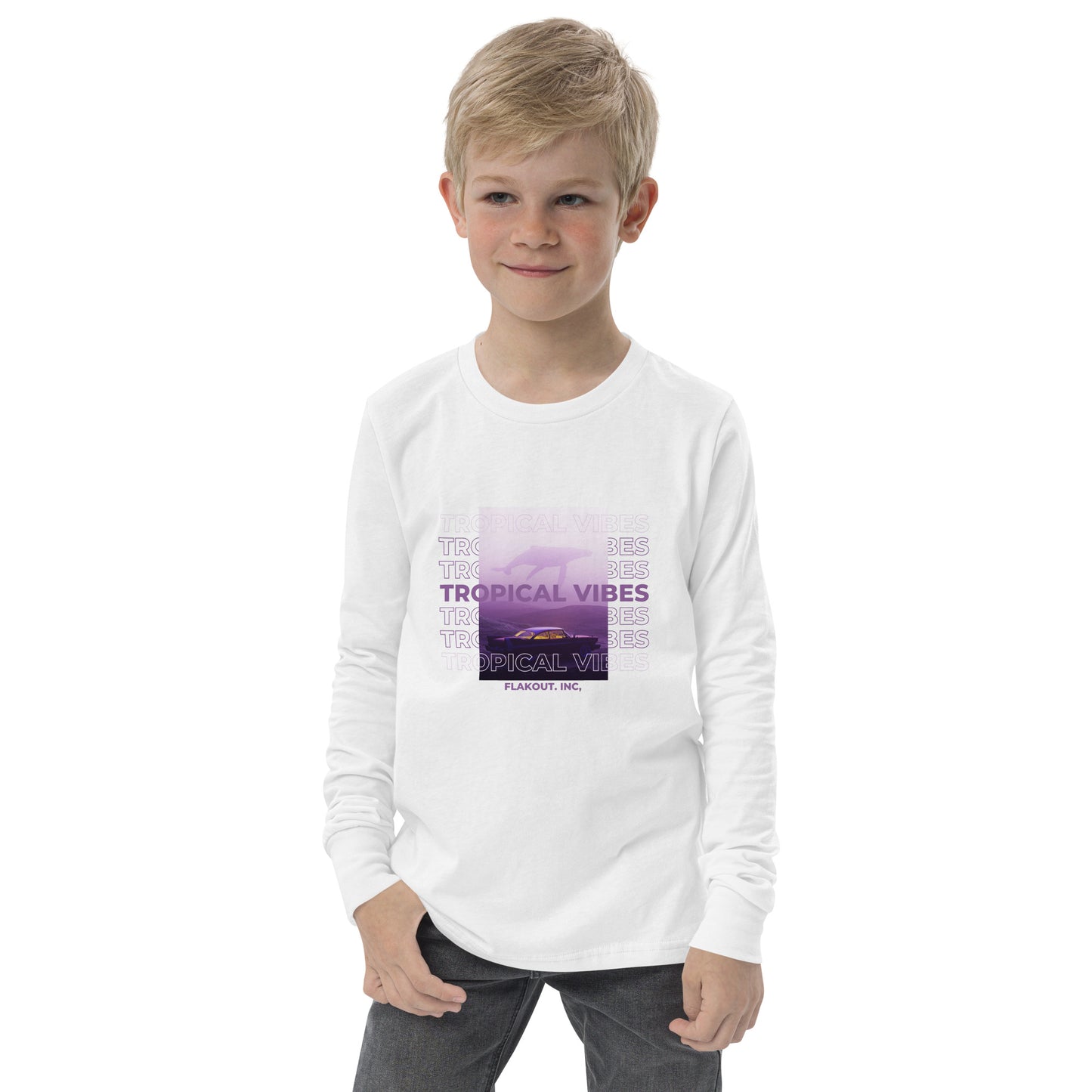 Tropical Vibes Odyssey Youth Long Sleeve Tee