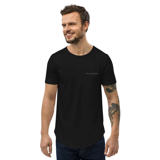 Men's Curved Hem T-Shirt FLAKOUT