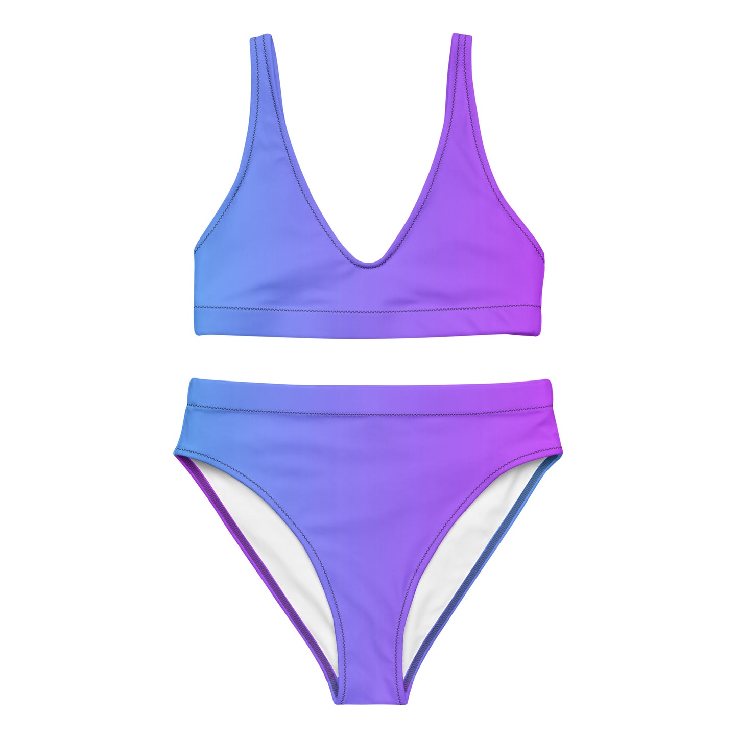 Amethyst Oasis Women's High-waisted Bikini