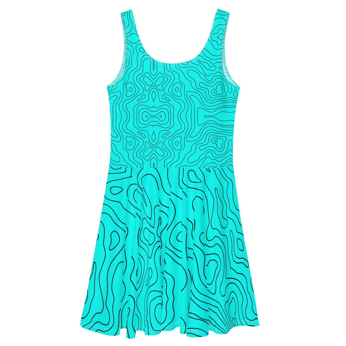 Blue Abyss Women's Skater Dress