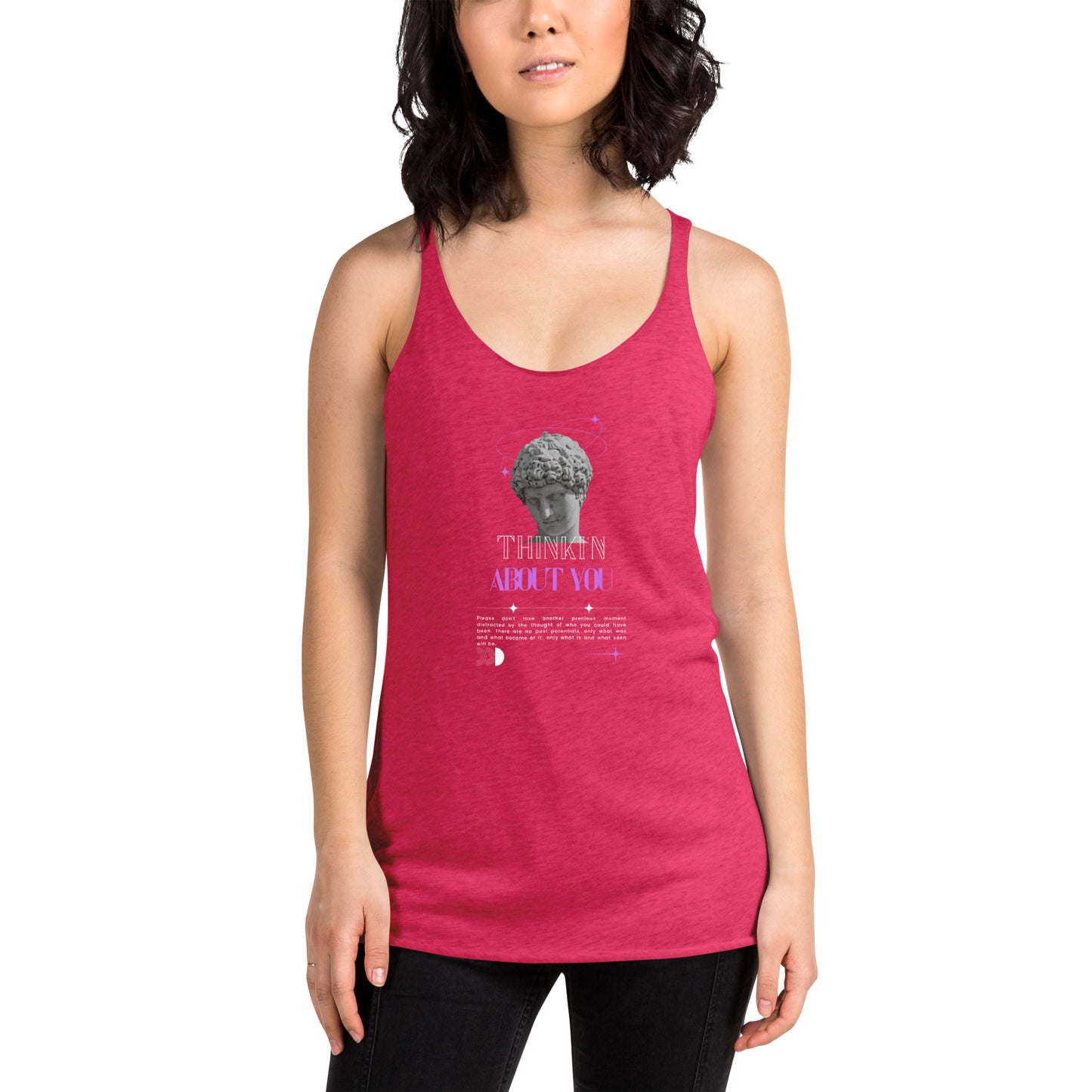Mindfully Thinki'n About You Women's Racerback Tank